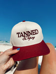 Tanned & Tipsy - Wine Vintage Trucker Hat