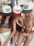 Tanned & Tipsy - Wine Vintage Trucker Hat