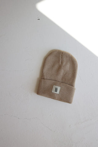 Knit Beanie | Taupe